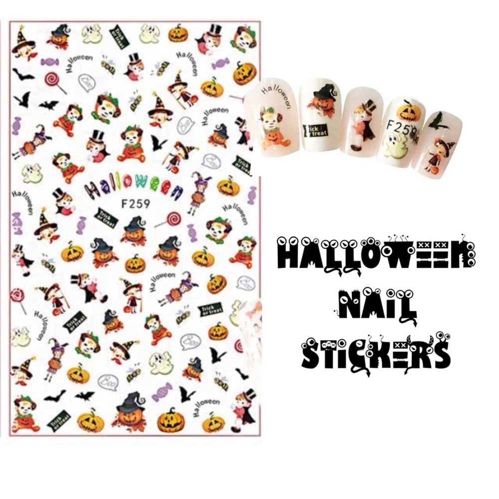 HALLOWEEN 3D NAIL STICKERS